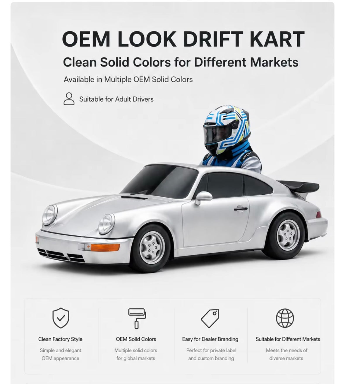 Retro Electric Drift Go Kart ( Adults )