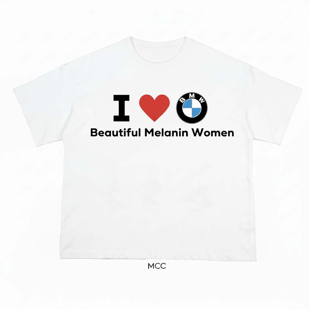 I Love BMW Beautiful Melanin Women Graphic T-Shirt